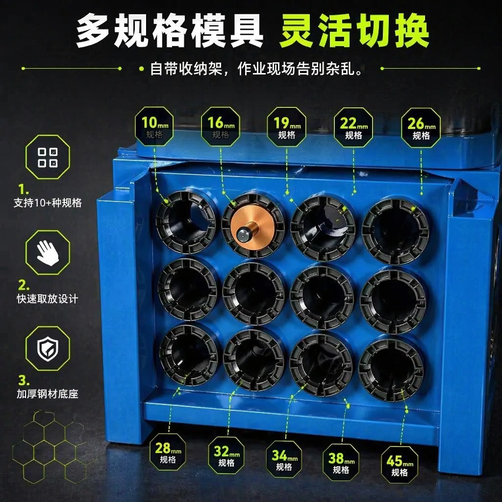 Hydraulic Hose Crimping Machine Swaging Machine SP32 Manual High Pressure Hose Crimping Tool 2 Inch Vehicle-mounted