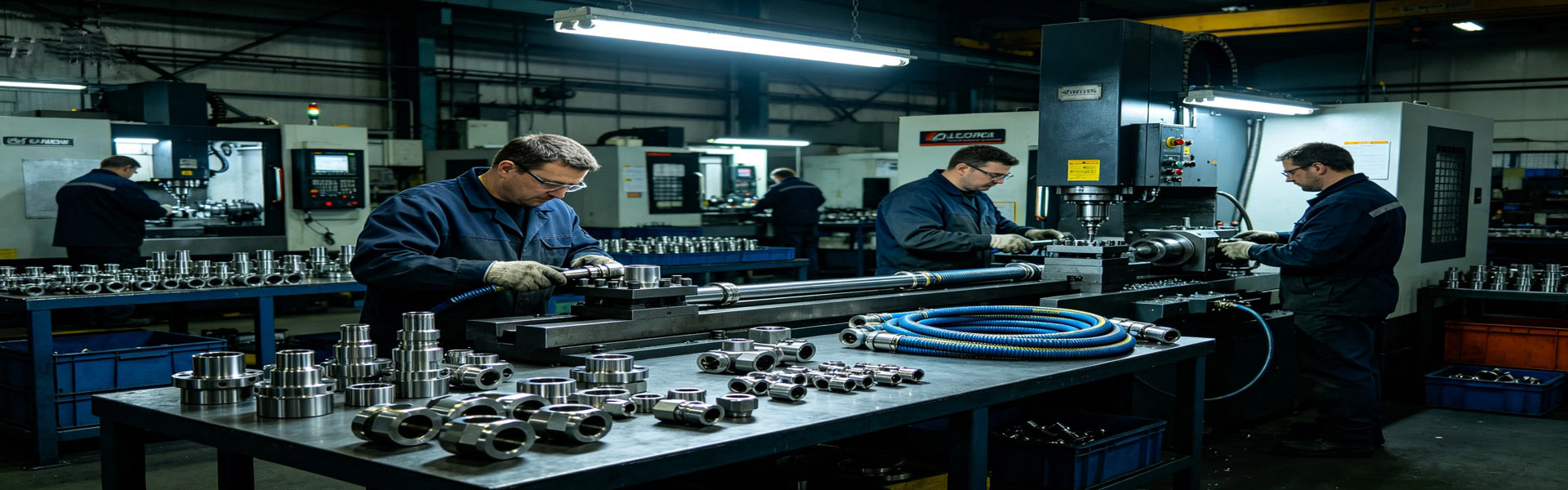Precision Hydraulic Fittings Manufacturing Facility